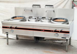 Best Firebrick 2 Burner Commercial Gas Cooking Stoves / Gas Cooking Range For Kitchen wholesale