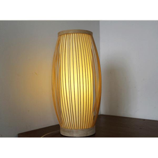 Atmosphere Rattan Table Lamp , Bamboo Table Light For Indoor Decorative