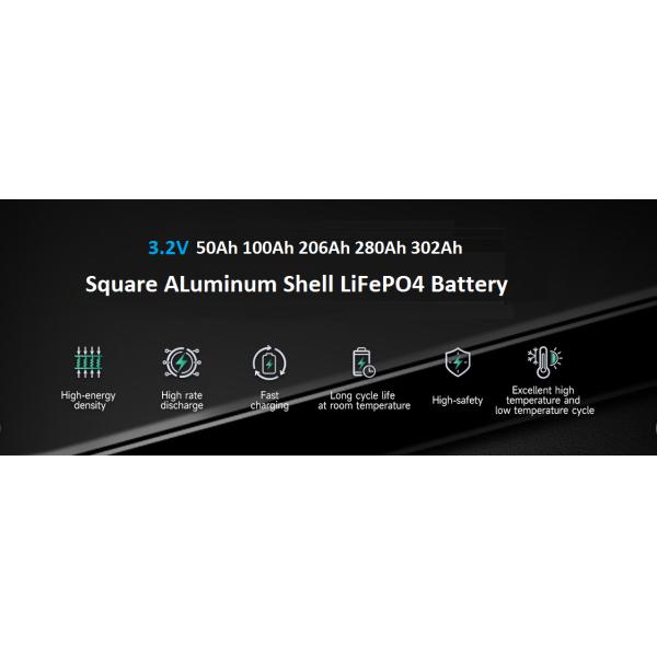 3.2V Rechargeable Deep Cycle 100ah 206ah 280ah 302ah lifepo4 lithium battery electric scooter motorcycle battery