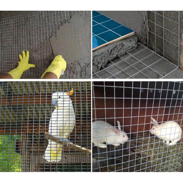 0.5m-2.0m Width Galvanized Iron Welded Wire Mesh For Road Base And Constructions Durable