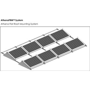 Framed Ballasted Solar Mounting Systems PV Module Support Rack No Roof