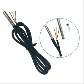 DS18B20 Waterproof Digital Thermal Probe 1M / 2M / 3M Temperature Sensor With XH2.54mm-3P For Various Temperatures Measurements