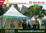 Stylish prefabricated house pagoda wedding tent with white waterproof cover for