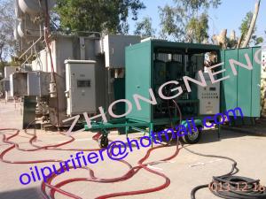 Waste Transformer Oil Filtering Equipment, Transformer Oil Filter with trailer car wheels