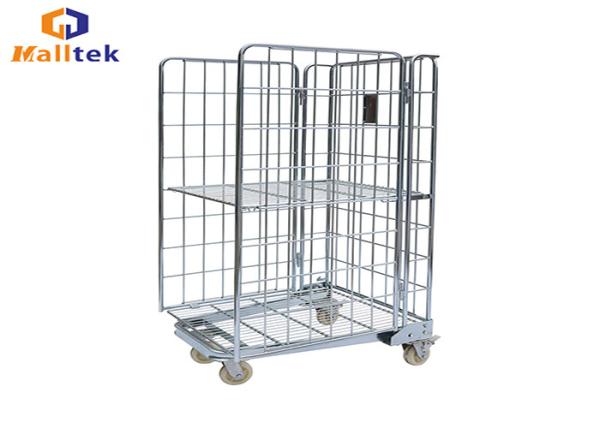 Cheap Foldable Carry Trolley Cart Roll Container Trolley Easy To Handle With Trundles for sale