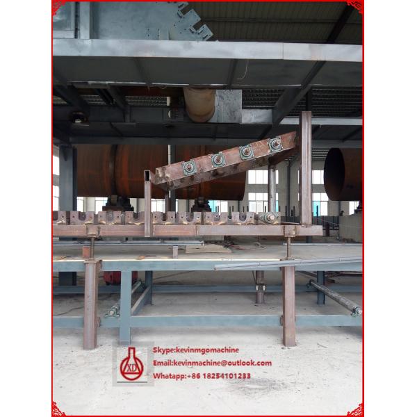 Landscape Orientation convey Sandwich Panel Machine , MGO Wall Panel Roofing Sheet Forming Machine