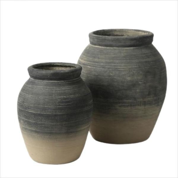Composite Stone Garden Planter Pots Hand Carved Frost Resistant