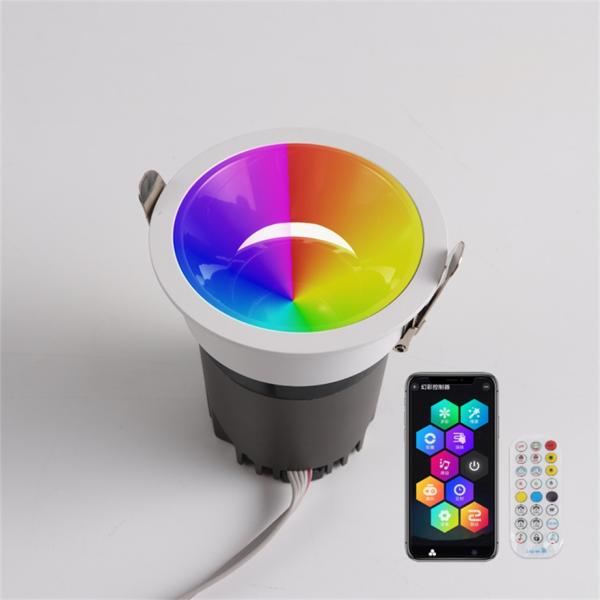 Colorful LED Spot Lights 20W Remote Control Adjustable Luminous Value 400lm