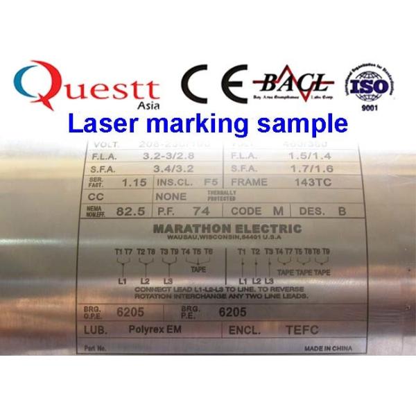 30W Fiber Laser Marking Machine PC Computer Control For Metal Silver Bangle Bracelet
