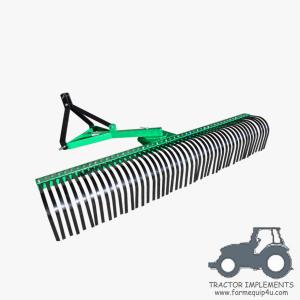 Best LR - Farm Implements Tractor 3-Point Mounted Landscape Raker; Tractor Attachment Stick Rake wholesale