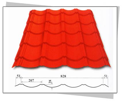 High Speed Glazed Tile Roll Forming Machine Automatic For Wall Panels