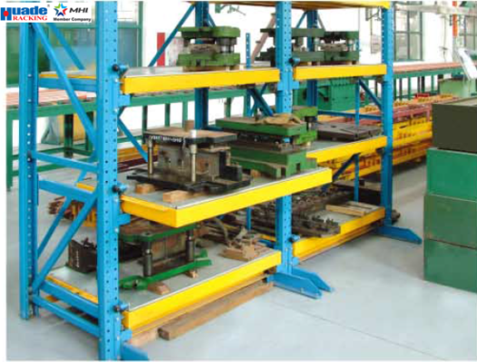 Heavy Duty Drawer Mold Storage Racking System Hoist Crane Mould Shelves