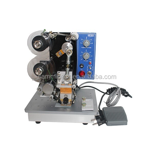 Electric Commercial Ribbon Date Coding Machine Tracking Automatic Coding Machine Printer Coding Machine