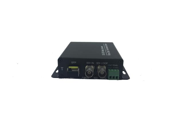 Cheap Full Real Time 1 Channel Video + RS485 Backward Data BNC Interface 3G/HD-SDI Fiber Converter for sale