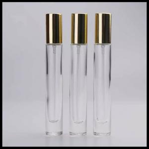 China Glass Material Perfume Spray Bottles , Small Empty Spray Bottles Round Long Shape on sale