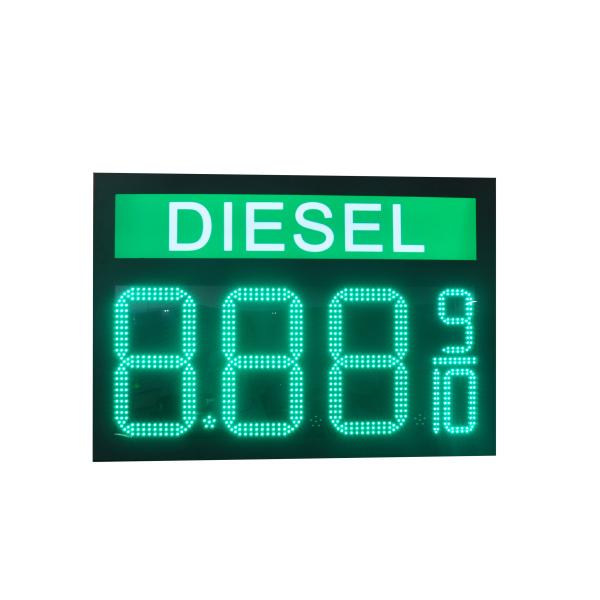 Fuel Station Pylon Sign LED 7 Segment LED Board with TCP/IP Communication