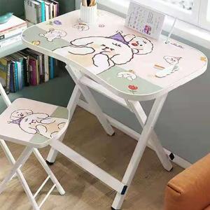 China 20 Inches Foldable Study Desk And Chair Toddler Home Office With Storage Bin on sale
