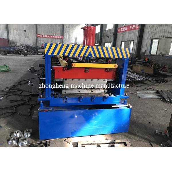 High Strength 22KW Floor Deck Roll Forming Machine With Gearbox Drive