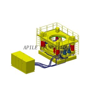 800mm Dia Hydraulic Casing Rotator For Secant Pile