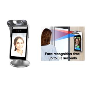 China Touchless 300ms Linux Face Recognition Terminal Access Control Thermometer on sale