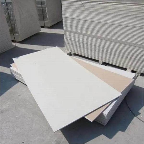 Cheap Gypsum Mirror Drop In False Ceiling Tile With Foil Paper Covered Back Side And Surface for sale