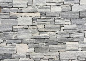 Best Cloudy Grey Quartzite Z Stone Cladding,Natural Thick Culture Stone Veneer, Z Cut Stacked Stone wholesale