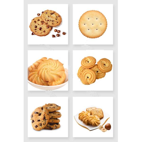 400 type stainless steel biscuit machine with many biscuit shape for food shop and factory