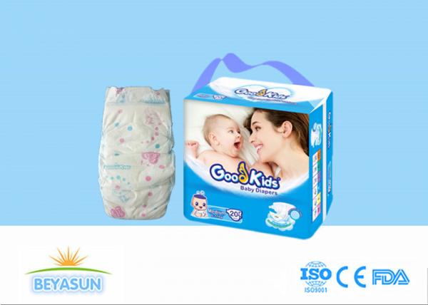 Cheap Eco Friendly Infant Baby Diapers Non Toxic , Newborn Baby Nappies Free Samples for sale