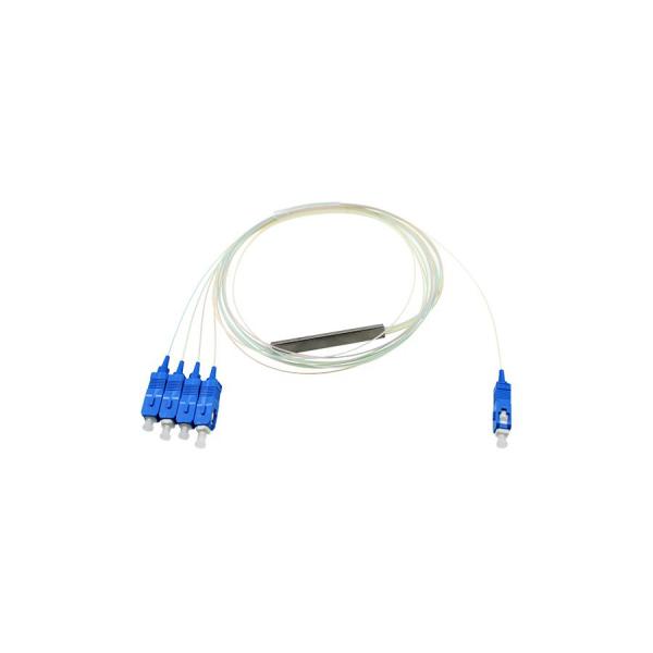 Fiber Optic Splitter 1x4 Good Durability High Temperature Stability