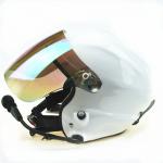 Double side PTT Paramotort helmet GD-G white clour will full Noise cancel