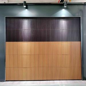 Best Fashion Electric Garage Doors  Grille Solid wood Sectional Garage Door wholesale