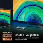 USB C Hub with 4k/HDMI ,9-in-1 USB C to Ethernet Adapter, 5Gbps USB-A 3.0