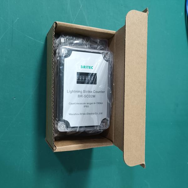 BR-SC02M Count Surge Strikes Lightning Strike Counter 0~999,999 events lighting strike counter device for lightning protection