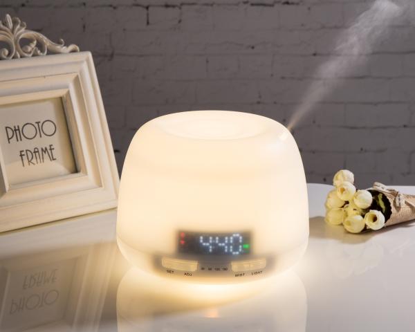 Cheap Working Time Settable 400ml Aroma Diffuser With Alarm Clock for sale