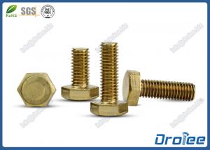 Best DIN 933 Brass Metric Hex Bolts wholesale