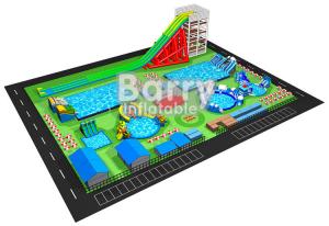 China Custom Made Free Drawing Large Commercial Adult Inflatable Water Park Set on sale