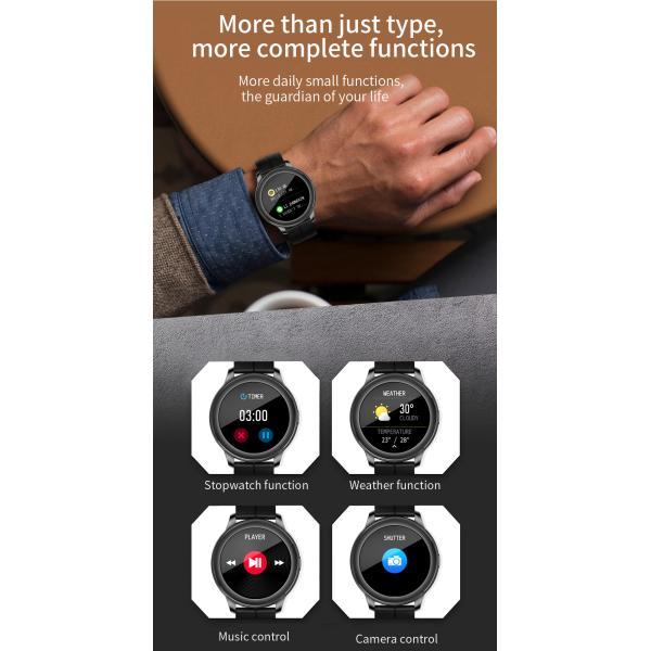 IP67 BLE Health Monitoring Smartwatch sleep tracker smart watch Android IOS CF22 240X240