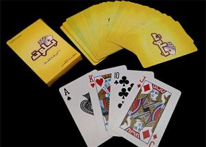 Best Waterproof Personalised PVC / Plastic Playing Cards Sets Casino Standard wholesale