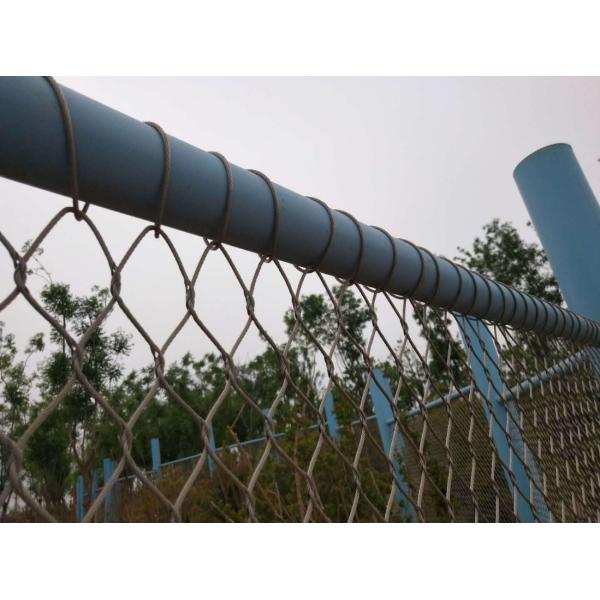 Customized Flexible Rope Mesh 2.0mm Stainless Steel Ferrule Mesh For Fencing