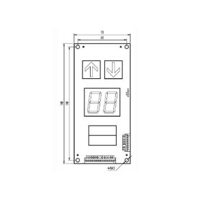 Lift Indicator 7 Segment Display For Elevator