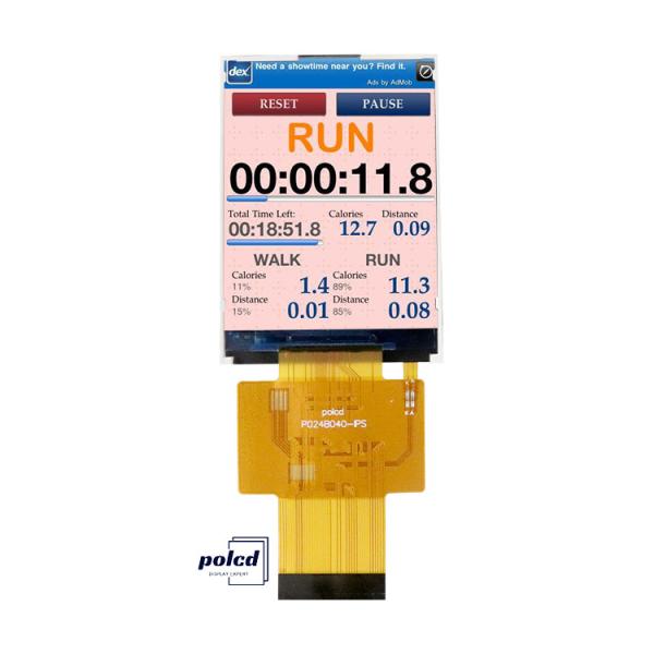 Cheap Polcd 2.4 Inch IPS LCD Screen High Brightness 450 Nit MCU ST7789V 240x320 Resolution TFT LCD Display Module for sale