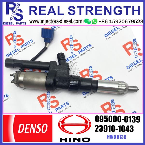 Diesel Fuel Injector Common Rail 095000-0139 095000-0130 For HINO 23910-1043 23910-1040 23910-1041