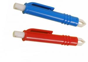 Best 10CM PP Plastic Pet Products Catching Flea Tweezers Pen Tick Remover Bule wholesale