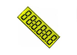 China Custom 7 Segment LCD Reflective Display Module / TN Digit LCD Postive Display For Thermo Hygro Meter on sale