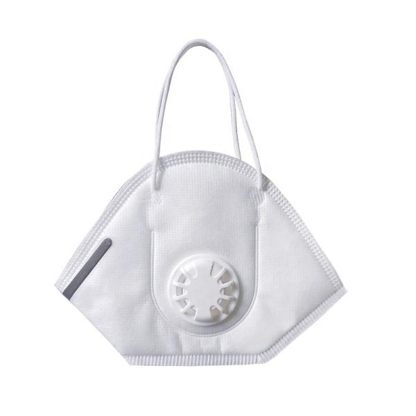 3D KN95 Valved Face Mask Odourless With Extra Long Aluminum Nose Piece