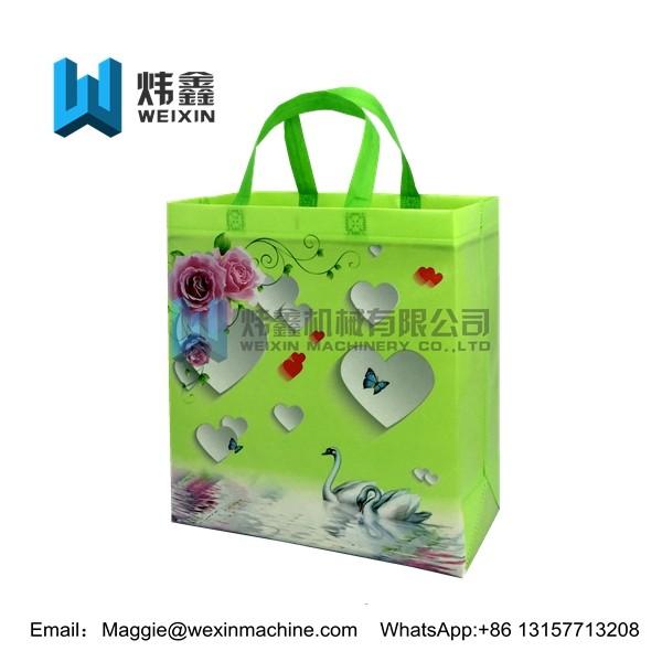 Non-woven cooler bag Eco Heat Seal Ultrasonic PP Non Woven Fabric Laminated Shopping Carry Bag