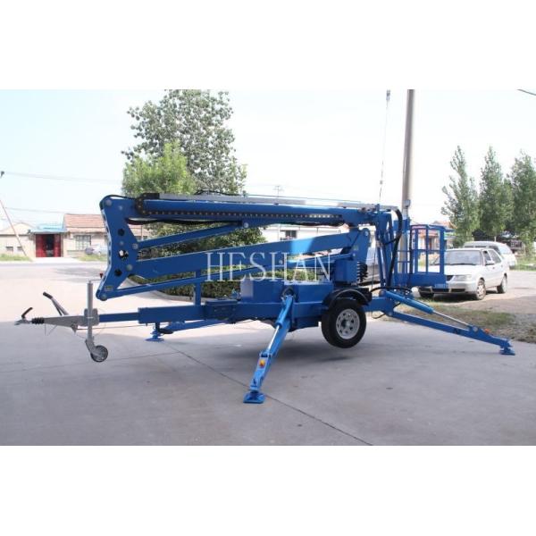 Portable Compact Boom Lift Towable Articulated Mobile Trailer