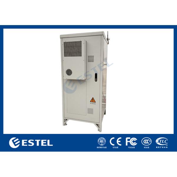 Galvanized Steel Hybrid Telecom Power System 48VDC 300A 40U Outdoor Telecom Cabinet With Air Conditioner