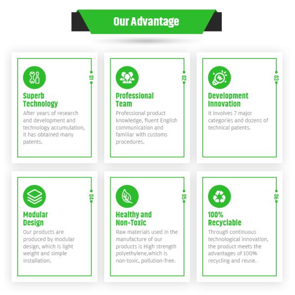 Modern Design Plastic Permeable Grid Stabilize Your Driveway for Lawn Protection