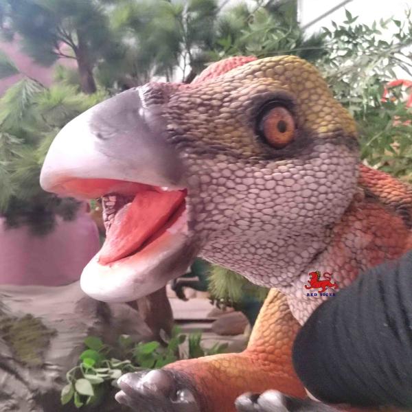 Amusement Park Products Robotic Animatronics Baby Realistic Iguanodonte Puppet